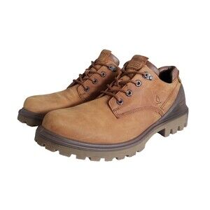 ECCO TREDTRAY Mens Size 11 Leather Hydromax Shoes Brown 460364 50146 Waterproof